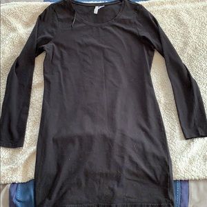 Black cotton dress